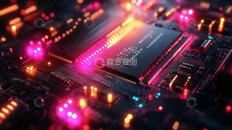 高清大图下载【趣麦麦图】金融接口板展示1