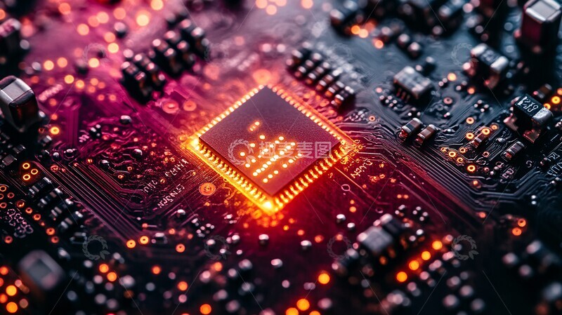 高清大图下载【趣麦麦图】金融接口板展示2