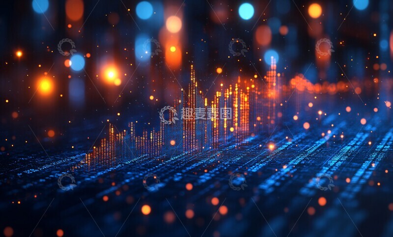 高清大图下载【趣麦麦图】股市走势图股市走势图表3