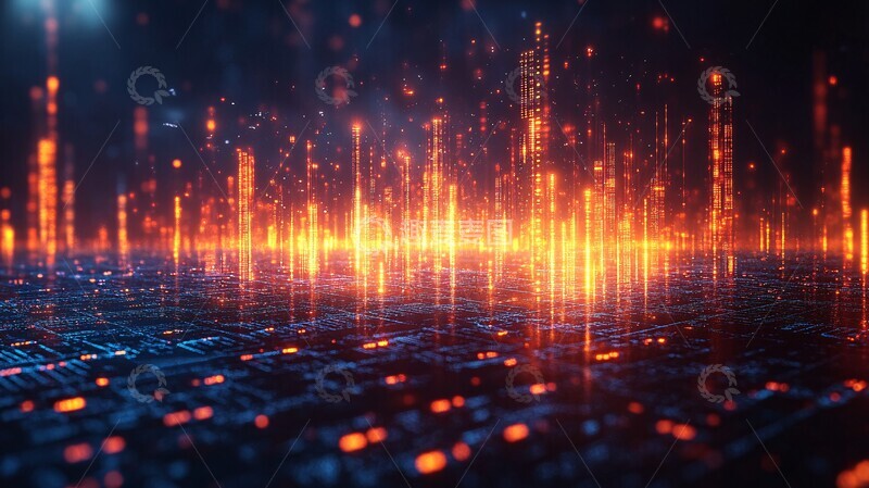 高清大图下载【趣麦麦图】金融走势图金融走势图表2