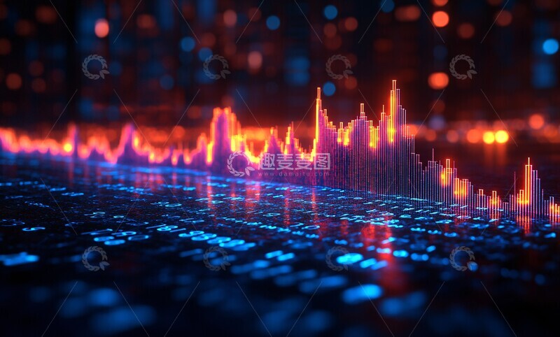 高清大图下载【趣麦麦图】股市走势图股市走势图表2