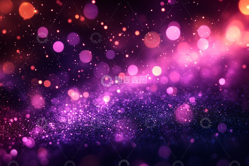 高清大图下载【趣麦麦图】紫色光环背景3