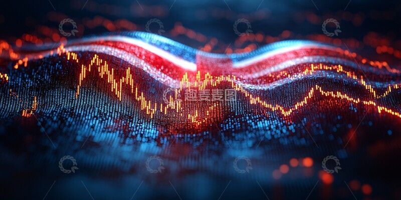 高清大图下载【趣麦麦图】联合旗与股市图1