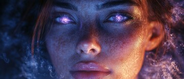 蓝紫粒子粒子色彩主题2