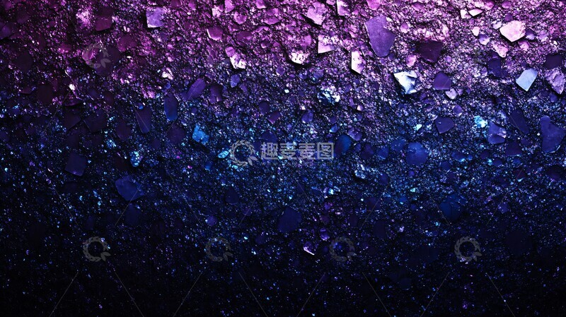高清大图下载【趣麦麦图】深蓝紫光粒子渐变2