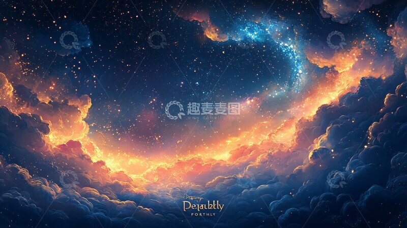 高清大图下载【趣麦麦图】梦幻光影星尘2