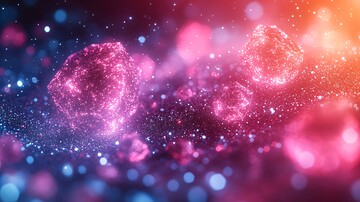 低多边形粒子飞舞1