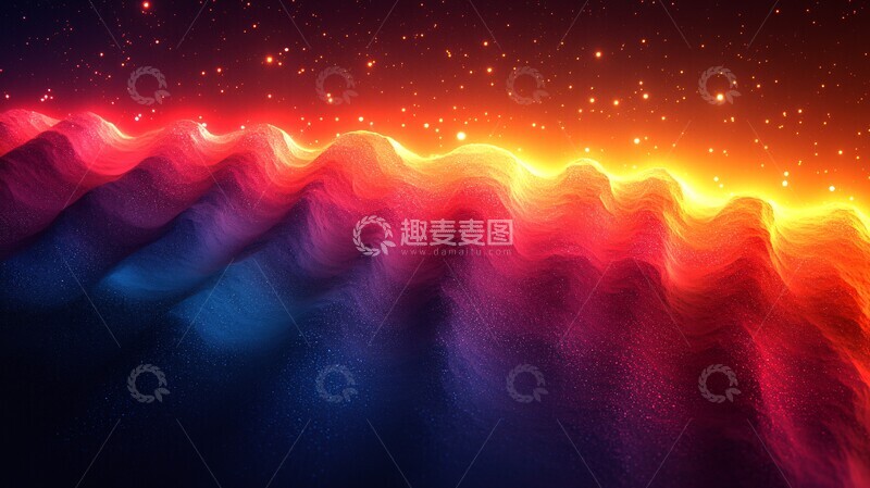 高清大图下载【趣麦麦图】动态渐变光影2