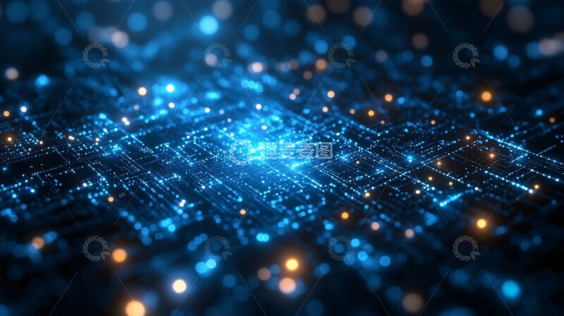 高清大图下载【趣麦麦图】数字世界背景2