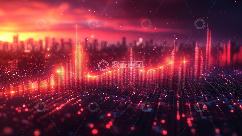 高清大图下载【趣麦麦图】财务趋势图财务趋势图表1