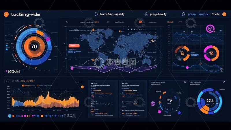 高清大图下载【趣麦麦图】数据管理仪表盘1