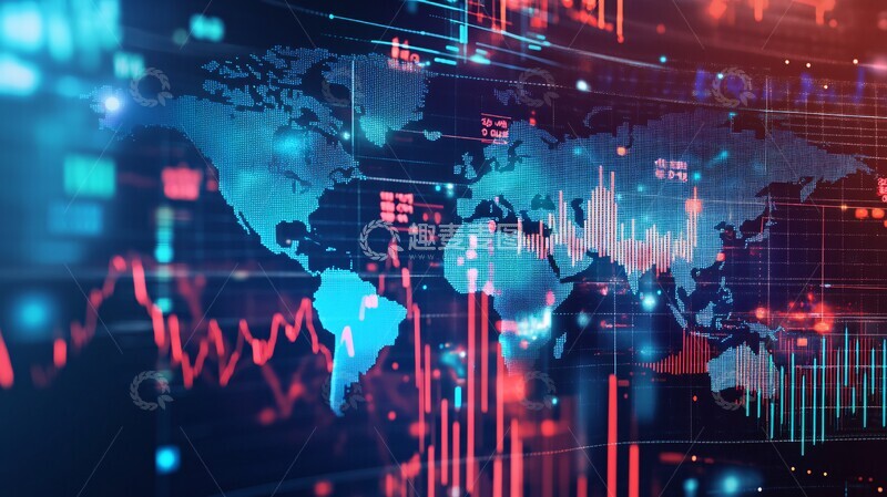 高清大图下载【趣麦麦图】全球经济网络图1