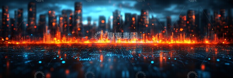 高清大图下载【趣麦麦图】金融分析面板