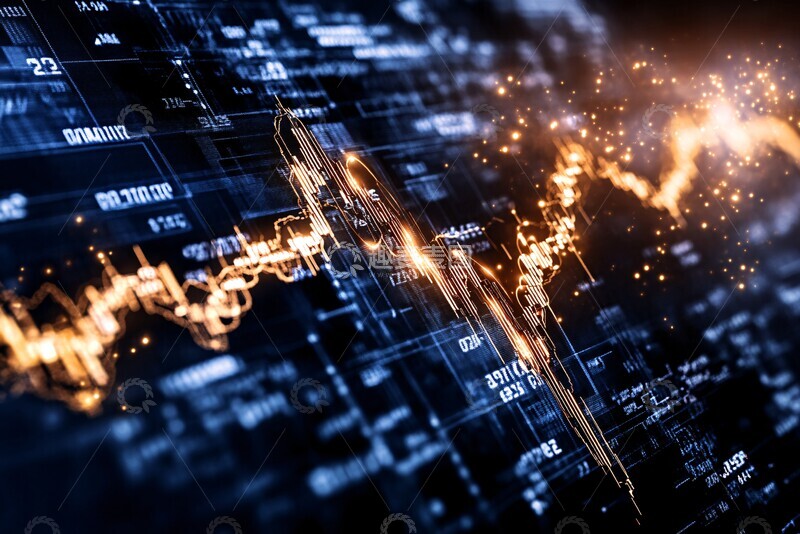 高清大图下载【趣麦麦图】动态财务波动图2