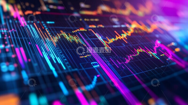 高清大图下载【趣麦麦图】金融数据走势图2