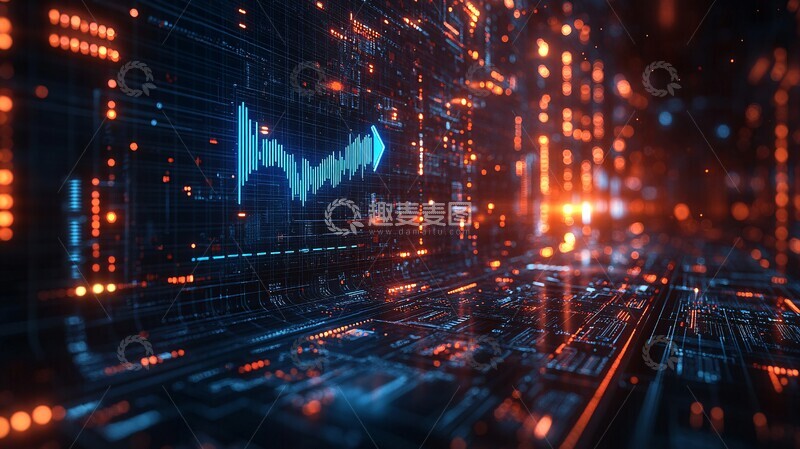 高清大图下载【趣麦麦图】商业数据背景2
