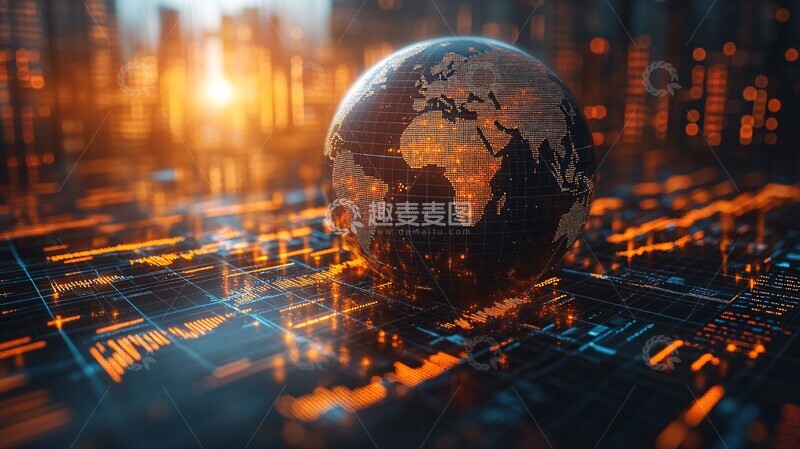 高清大图下载【趣麦麦图】全球投资趋势图1