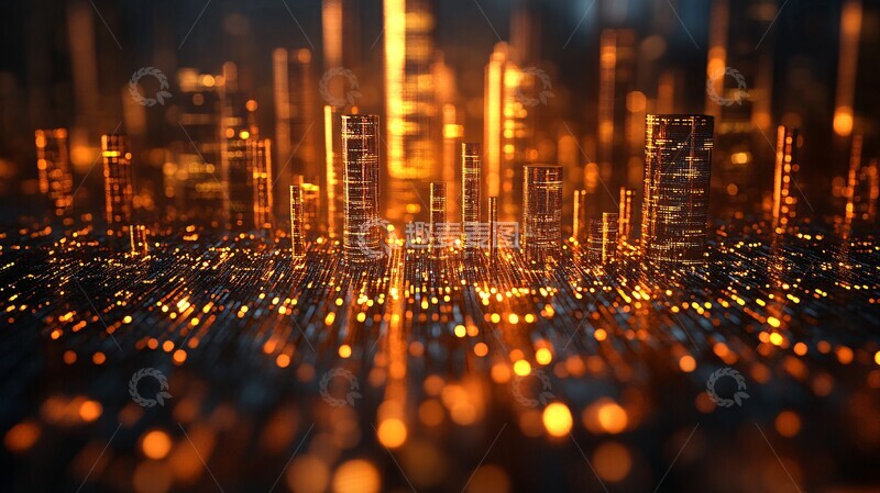 高清大图下载【趣麦麦图】金融行业股票背景2