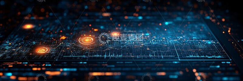 高清大图下载【趣麦麦图】商业智能背景1