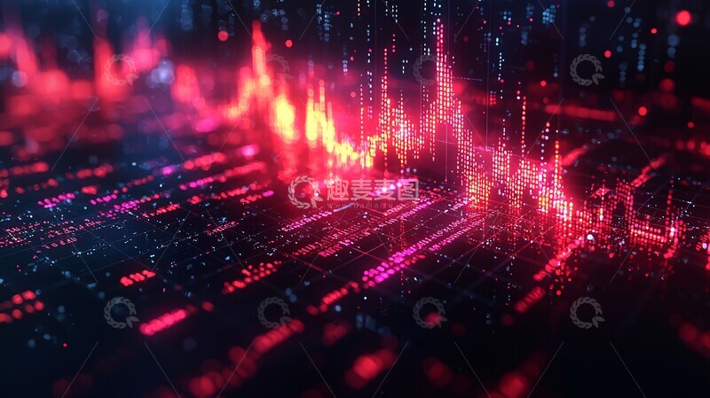 高清大图下载【趣麦麦图】金融增长趋势图5