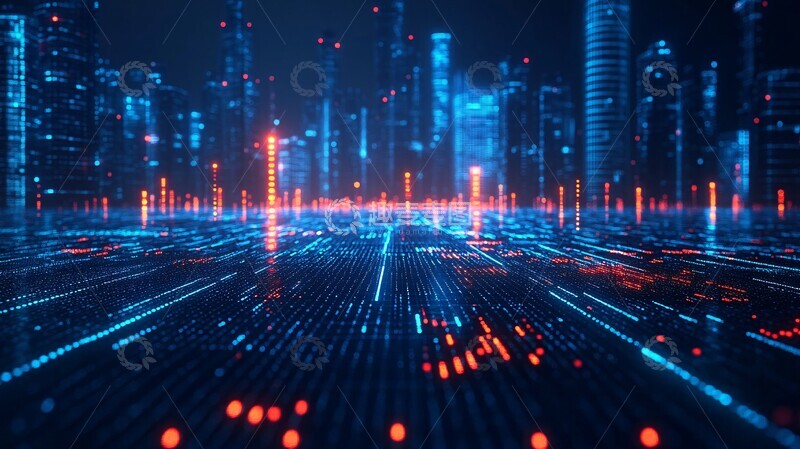 高清大图下载【趣麦麦图】深蓝背景图表2