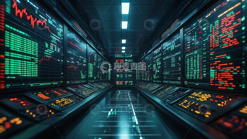 高清大图下载【趣麦麦图】股市走势图股市走势图表6