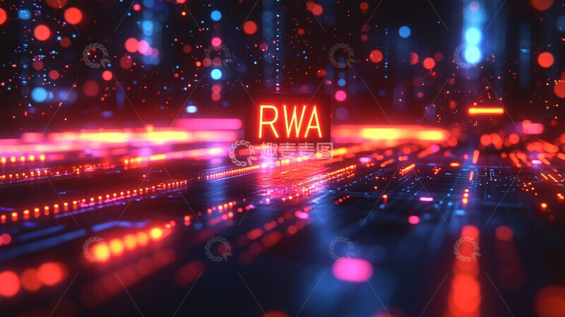 高清大图下载【趣麦麦图】数字金融区块链趋势图2