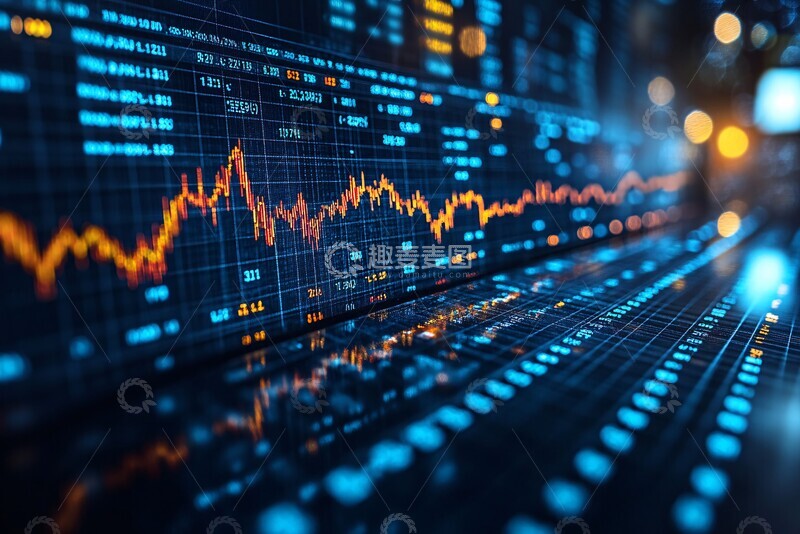 高清大图下载【趣麦麦图】股票市场趋势图6