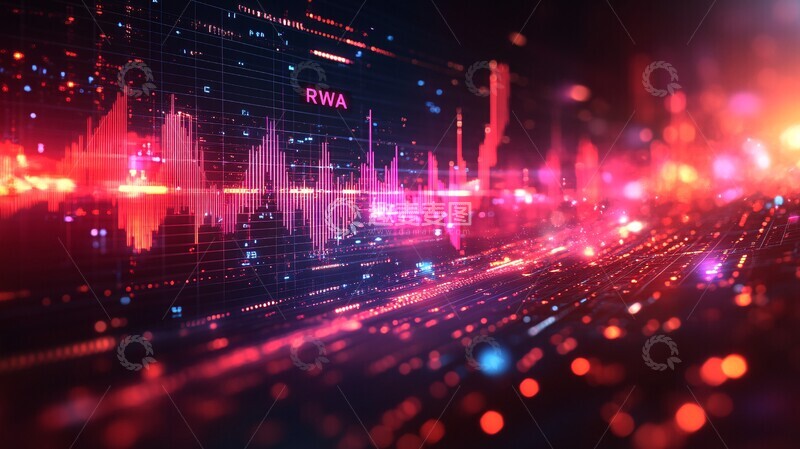 高清大图下载【趣麦麦图】数字金融区块链趋势图1