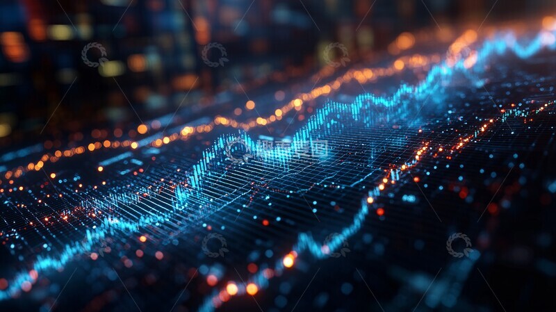 高清大图下载【趣麦麦图】股票走势简洁图2