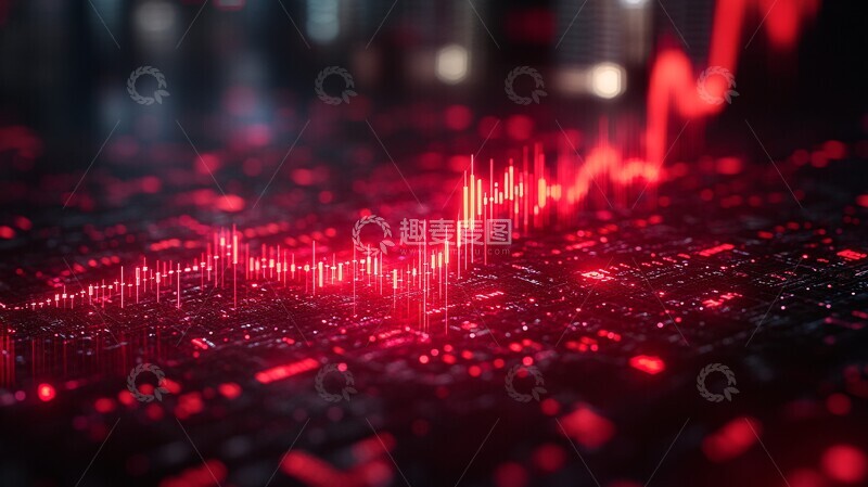 高清大图下载【趣麦麦图】红色下跌蜡烛图2