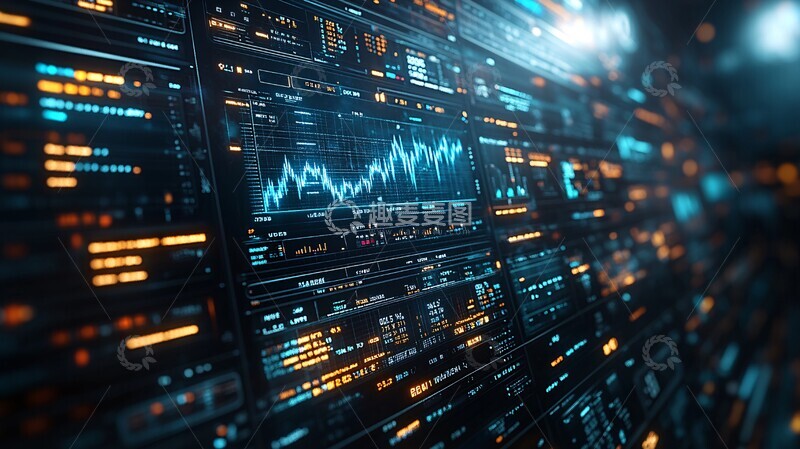 高清大图下载【趣麦麦图】分析股市数据2