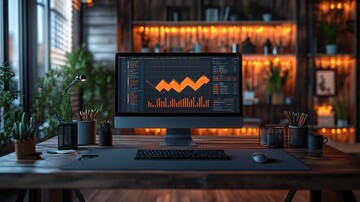 商务电脑办公场景2