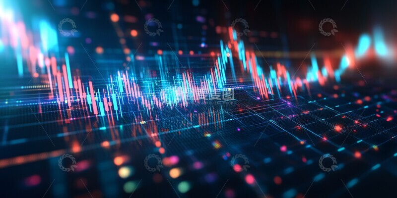 高清大图下载【趣麦麦图】交易图表灯光效果2