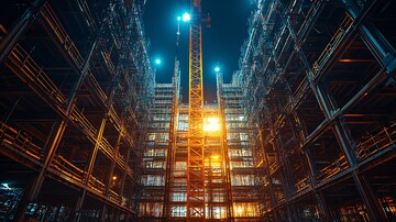 建设中的物流中心2