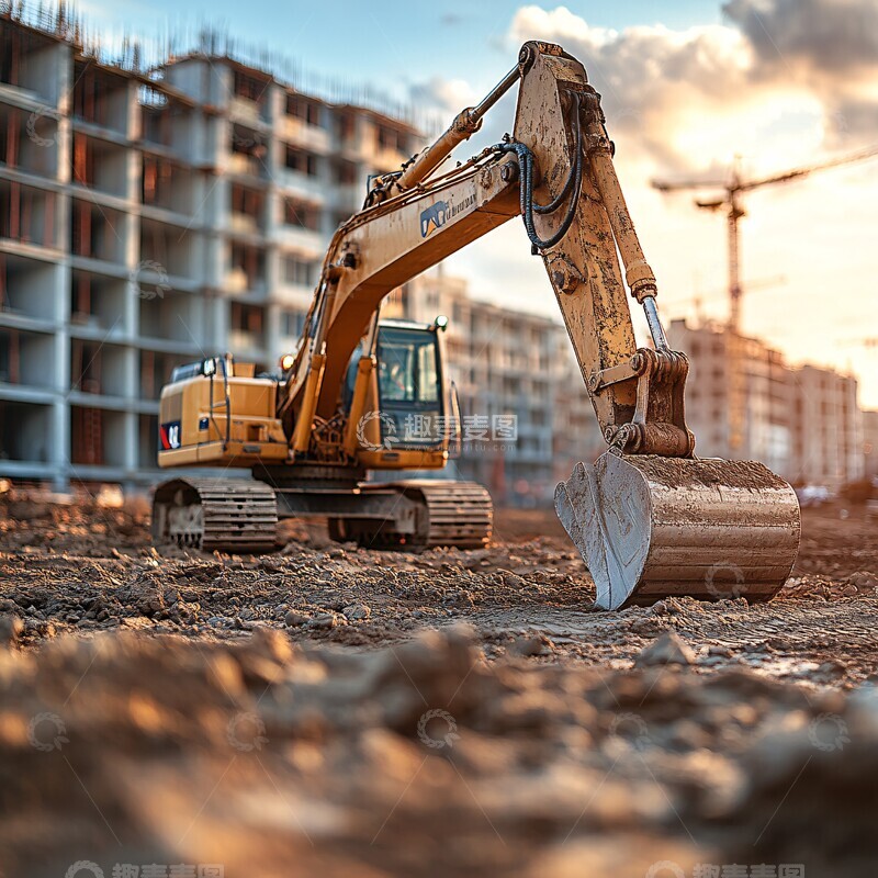 高清大图下载【趣麦麦图】建筑工地建筑工地施工1