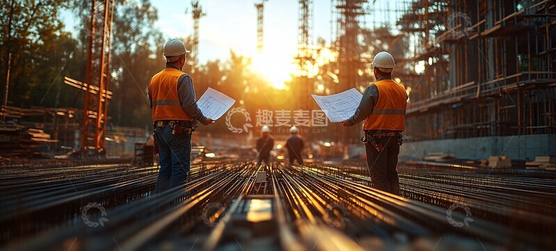 高清大图下载【趣麦麦图】工程师施工现场2