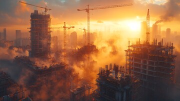 建设中的高层建筑1