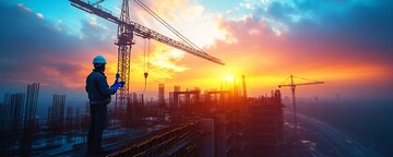 工人与建筑景象1