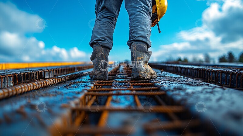 高清大图下载【趣麦麦图】工人高空作业2