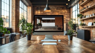 电脑桌施工网站2