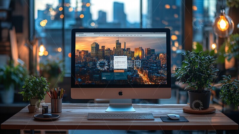 高清大图下载【趣麦麦图】电脑桌施工网站1