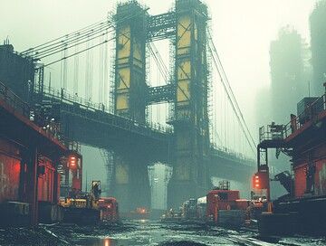 钢铁桥梁升降间2