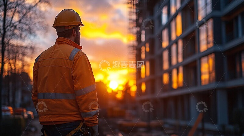 高清大图下载【趣麦麦图】工人施工现场4