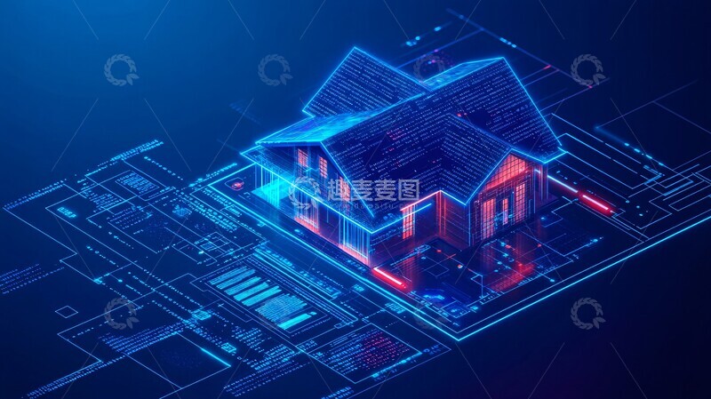 高清大图下载【趣麦麦图】智能住宅科技系统2