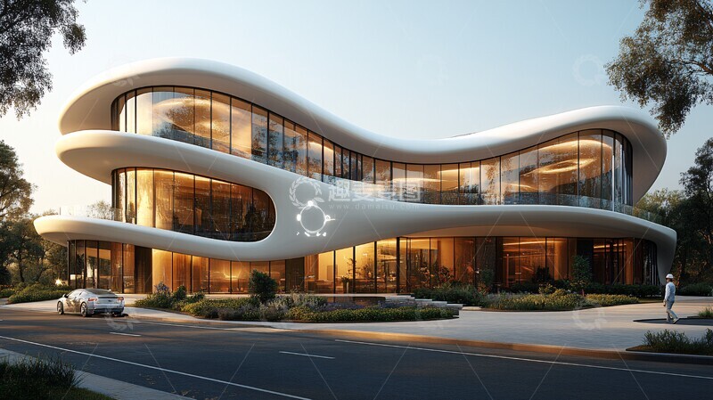高清大图下载【趣麦麦图】人工智能建筑设计案例1