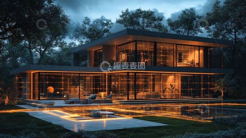 高清大图下载【趣麦麦图】人工智能建筑设计案例2