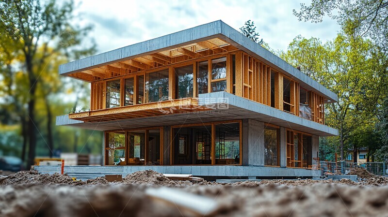 高清大图下载【趣麦麦图】施工现场示意图1