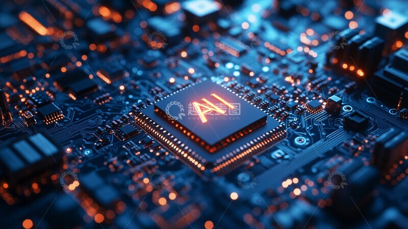 高清大图下载【趣麦麦图】人工智能电路板2