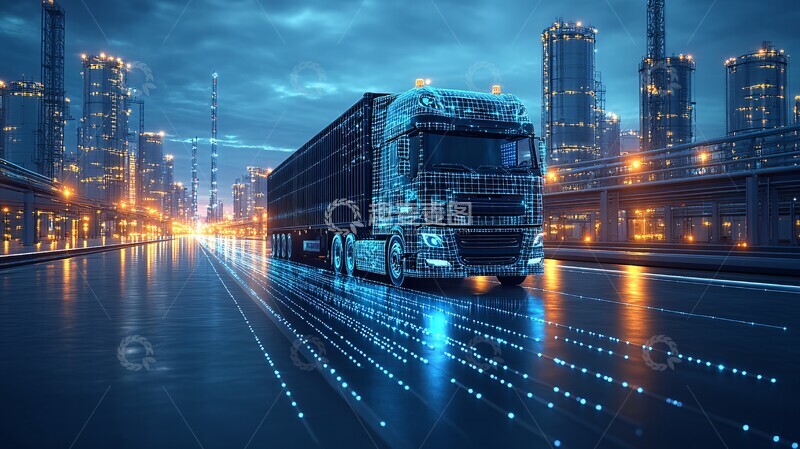 高清大图下载【趣麦麦图】物流数字化解决方案